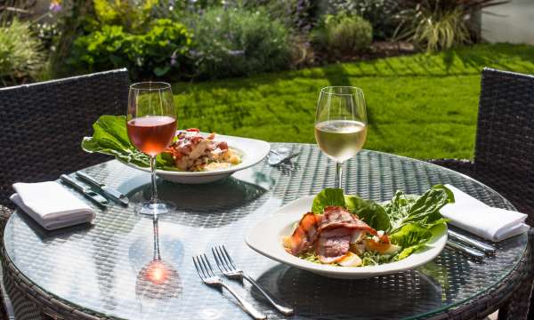 Outdoor dining at The Park Hotel